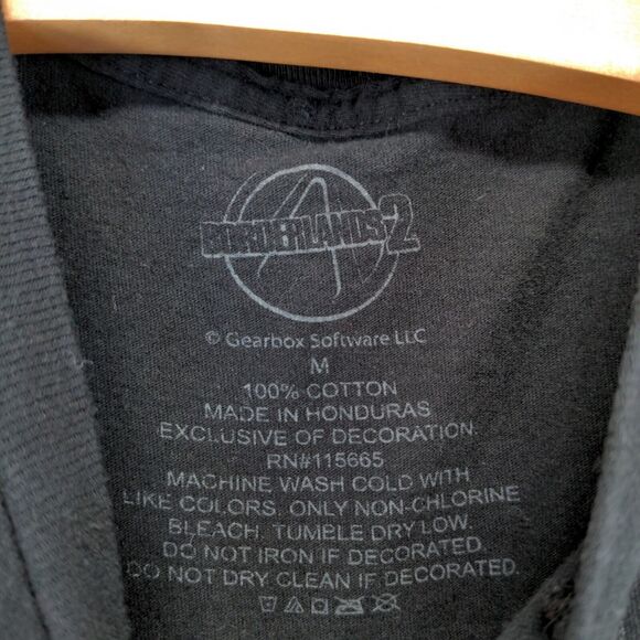 Borderlands 2 Womens CL4P-TP Interplanetary Ninja Assassin T-Shirt Black M - Picture 9 of 12